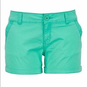 Turquoise shorts